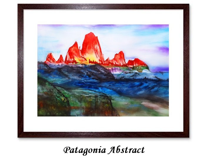 Patagonia Abstract Framed Print